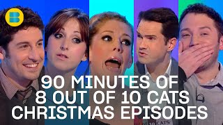 90 Minutes of 8 Out of 10 Cats Christmas Episodes  8 Out of 10 Cats  Banijay Comedy [upl. by Niwled53]