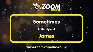 James  Sometimes  Karaoke Version from Zoom Karaoke [upl. by Goines]