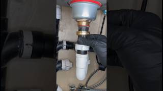 Leaking Drain Strainer Replacement plumbing diy helpingothers [upl. by Nerehs95]