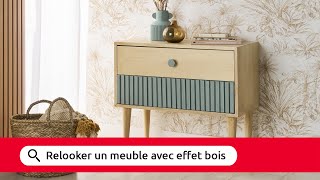 Tuto  Relooker un meuble effet bois ✅ [upl. by Daggna]