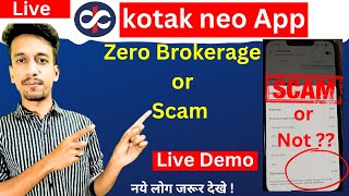 Kotak Neo App Review  Kotak Neo Trading Demo amp Brokerage Charges [upl. by Gabriel297]