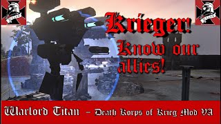 Lucius Pattern Warlord Titan  Death Korps of Krieg VA [upl. by Sorcim]