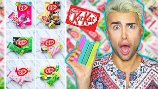 PROVO GUSTI ASSURDI DI KITKAT GIAPPONESI  GIANMARCO ZAGATO [upl. by Ettelliw]