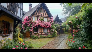 Gengenbach Germany walk in the rain 4K 60fps  Most beautiful German village [upl. by Annunciata31]