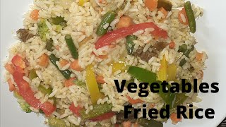 how to make vegetable fried rice recipe [upl. by Rist]