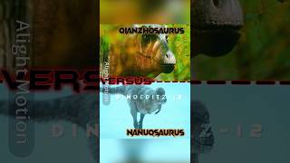 qianzhousaurus vs nanuqsaurus edit 1v1 dinosaurs paleontology [upl. by Eesdnil]