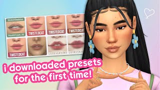 USING CC PRESETS TO CREATE A SIM  how was i not doing this earlier 😍 [upl. by Okechuku]