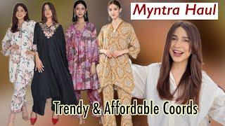 Must Watch Myntra Haul Ethnic Sets Under Budget myntra [upl. by Inafetse]