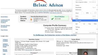 Belarc Advisor Walkthrough [upl. by Oramug913]