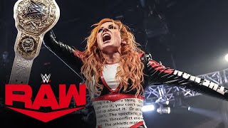 FULL MATCH Becky Lynch wins the Women’s World Title Battle Royal Raw highlights April 22 2024 [upl. by Ferwerda]