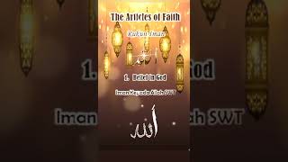 The Articles Of Faith  Rukun Iman  English For Islamic Studies [upl. by Clarise394]