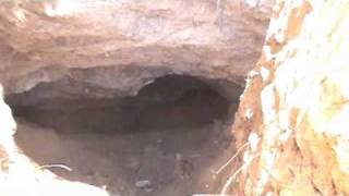 Digging Out the Entrance to an Abandoned Gold Mine Near Pine Valley CA [upl. by Godard]