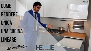 Come Arredare una Cucina Moderna Lineare Senza Rinunciare a Nulla  Kitchen Review [upl. by Sherri863]