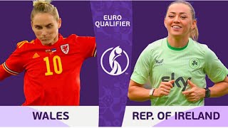 Ireland vs Wales womens Euro Qualification  Playoff [upl. by Revlys]