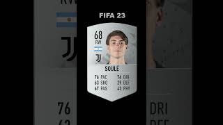 Matias Soule in EVERY FIFA FIFA 23EAFC 24 like subscribe [upl. by Buff783]