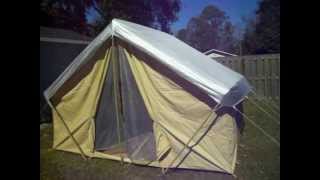 Trek Tents 245c 9 x 12 Canvas Wall Tent [upl. by Persis]