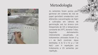 Resumo 751072 Germinação de Anadenanthera colubrina Vell Brenan em condições de salinidade [upl. by Nahtnamas]