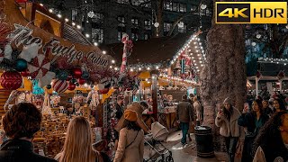 🎅🏼 Londons First Christmas Markets of 2024 🎄Leicester Square and Southbank Markets 4K HDR [upl. by Einnel523]