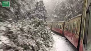 Kalka Shimla Toy Train and Snowfall [upl. by Arvy564]