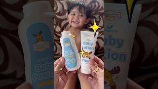 Moose Gear Babys Baby Lotion amp Powder Must haves 🧡 moosegearbaby shorts babylotion babypowder [upl. by Ytsirk]