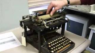 Bob Congleton at Rider U Demonstrates the Remington 6 Typewriter [upl. by Chrystel]