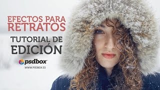 Efectos para Retratos Tutorial Photoshop en Español [upl. by Ahsimak457]