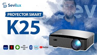 Proyector Smart K25 Byintek  video demostrativo [upl. by Airt196]