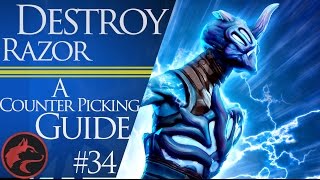 How to counter pick Razor  Dota 2 Counter picking guide 34 [upl. by Wetzel]