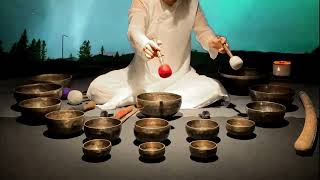 30 Minutes of Tibetan Singing Bowls Unwind and Meditatesingingbowlmeditationmusicsoundbathssleep [upl. by Aicilas]