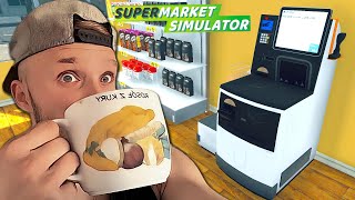 LIDLONKA ma KASY SAMOOBSŁUGOWE  SUPERMARKET SIMULATOR 5 [upl. by Enirol]