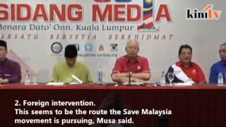 Three ways to get rid of Najib by Musa Hitam [upl. by Joete]