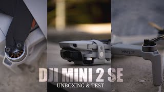 TEST du DJI MINI 2 SE  Unboxing amp Premier vol [upl. by Arayc]