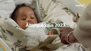 Äitiyspakkaus 2023  Moderskapsförpackningen 2023  The 2023 edition of the maternity package [upl. by Ydderf]