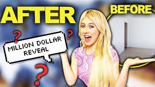 BIG REVEAL Elliana Walmsley Crazy ROOM Makeover 😲😲  Hollywire [upl. by Oxley]