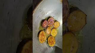 Brinjal Fry 😋 music song trending [upl. by Adnuahs]