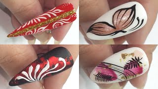 250 sizzling nail art design  nail art at home  normal nail art  amazing nail art 2024 [upl. by Anitsyrhc]