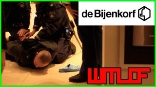 Winkeldief arrestatie Bijenkorf  Eindhoven [upl. by Gnilrits]