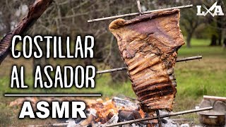 ASMR Costillar Entero al Asador  Receta de Locos X el Asado [upl. by Stanwood]