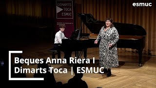 Beques Anna Riera I  Dimarts Toca  ESMUC [upl. by Loar]