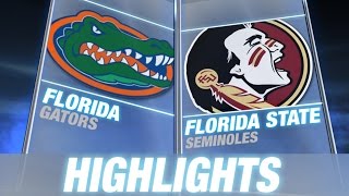 Florida vs Florida State  2014 ACC Football Highlights [upl. by Azilef]