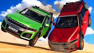 Jumping DANGEROUS Dunes with Spycakes in BeamNG Drive Mods [upl. by Jacquet779]