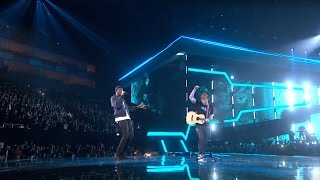 Ed Sheeran – Castle On The Hill amp Shape Of You feat Stormzy Live from the Brit Awards 2017 [upl. by Jamie]