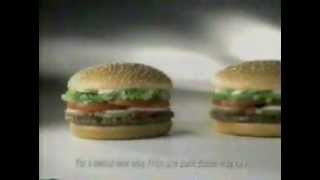 2000 Burger King Whopper 2 for 2 commercial [upl. by Penhall]