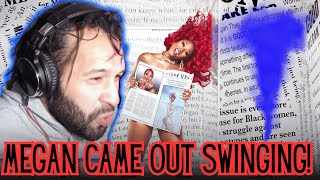 MEGAN PUNCHIN BACK TO BACK quotWhats Newquot Megan Thee Stallion Reaction [upl. by Einaffets]