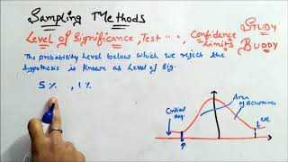 Level of Significance and test ll Sampling Methods  Concept [upl. by Gerkman]