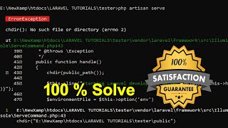 chdir  No such file or directory errno 2 In Laravel [upl. by Hibbitts931]