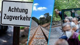 Bahn frei für Osnabrücks Feldbahn So turbulent ist die neue Strecke am Piesberg [upl. by Genia]