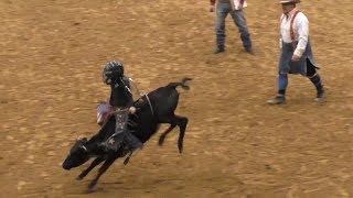 Calf Riding  2018 Junior Bull Riding National Finals NJBRA [upl. by Lashond]