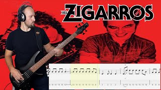 Los Zigarros Bass Cover Tab Destrozando quotDispáramequot [upl. by Sinai]