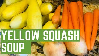 Yellow Squash Soup  Cooking with Janet Bari [upl. by Ivel]